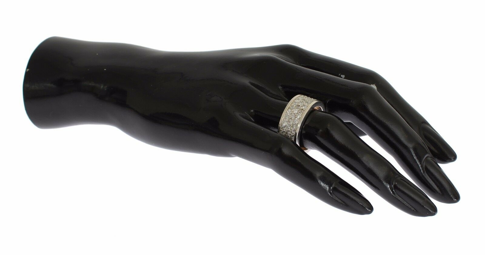 Nialaya Silver Womens CZ 925 Sterling Ring - Fizigo